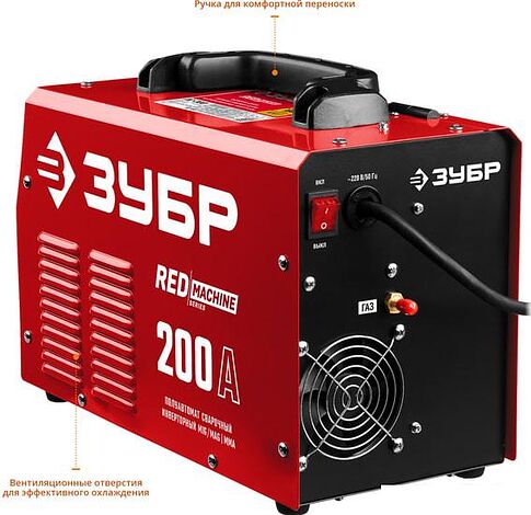 Сварочный инвертор Зубр ПС-200