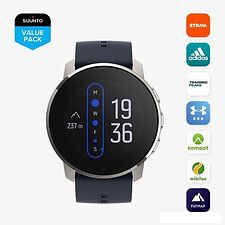 Умные часы Suunto 9 Peak Titanium (синий гранит)