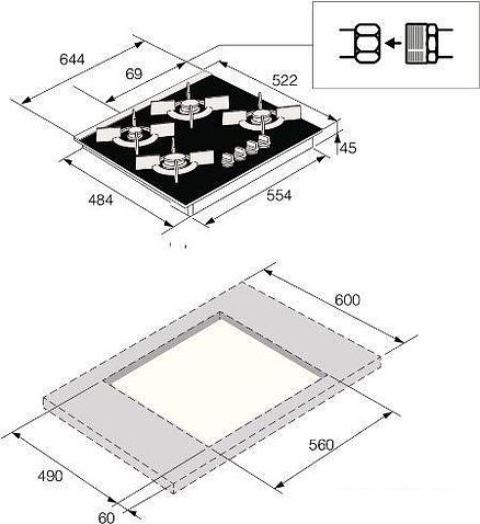 Варочная панель ASKO HG8640BGB1