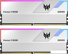 Оперативная память Acer Predator Vesta II RGB 2x16ГБ DDR5 6400 МГц BL.9BWWR.331 Оперативная память Acer Predator Vesta II RGB 2x16ГБ DDR5 6400 МГц BL.9BWWR.331