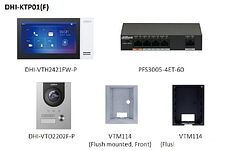 Комплект видеодомофона Dahua DHI-KTP01(F)