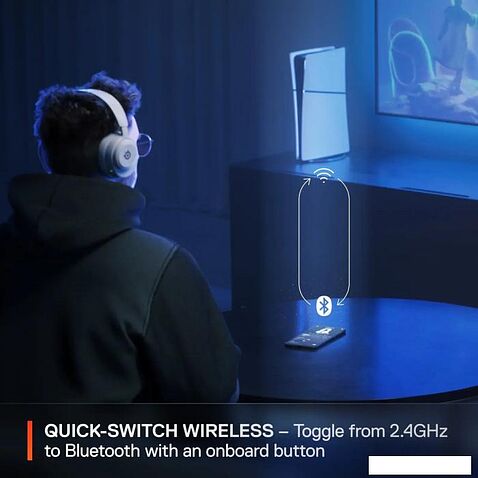 Наушники SteelSeries Arctis Nova 5P Wireless (белый)