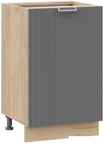 Шкаф напольный Трия Кимберли 1Н5 (дуб крафт золотой/титан)