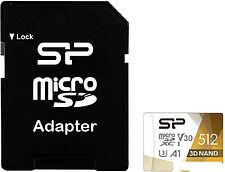 Карта памяти Silicon-Power Superior Pro microSDXC SP512GBSTXDU3V20AB 512GB (с адаптером) Карта памяти Silicon-Power Superior Pro microSDXC SP512GBSTXDU3V20AB 512GB (с адаптером)