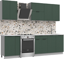 Готовая кухня Arvento АНТА-плюс 2м (зеленый)
