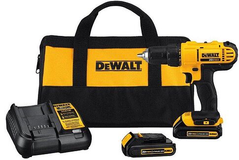 Дрель-шуруповерт DeWalt DCD771S2 (с 2-мя АКБ, сумка)