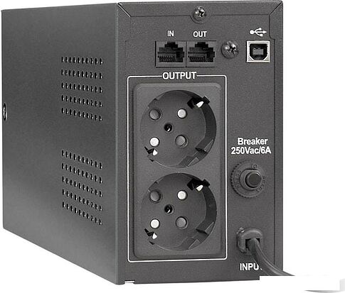 Источник бесперебойного питания ExeGate Power Smart ULB-650.LCD.AVR.EURO.RJ.USB