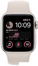 Умные часы Apple Watch SE 2 40 мм (алюминиевый корпус, звездный свет/звездный свет, спортивный силиконовый ремешок S/M) Умные часы Apple Watch SE 2 40 мм (алюминиевый корпус, звездный свет/звездный свет, спортивный силиконовый ремешок S/M)