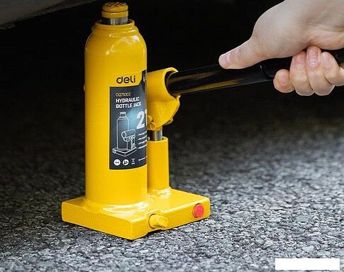 Бутылочный домкрат Deli DQ71004 4т