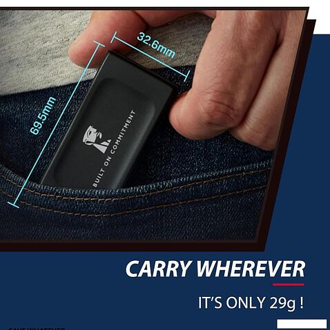 Внешний накопитель Kingston XS1000 1TB SXS1000/1000GA