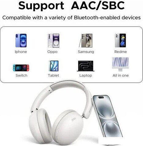 Наушники Ugreen Studio Max2 HP205 (белый)