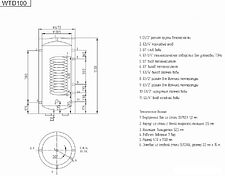 Бойлер косвенного нагрева Viena WTD 100