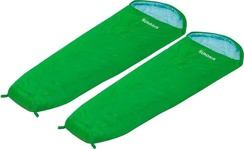 Спальный мешок Sundays ZC-SB-S4 (2 шт, зеленый)