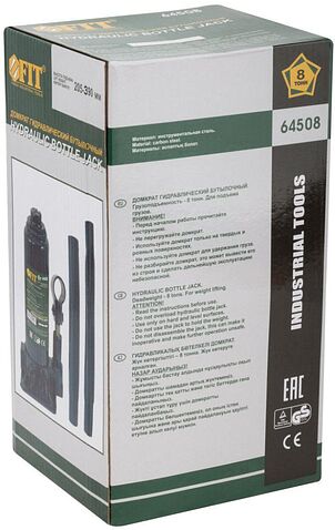 Бутылочный домкрат FIT 64508 8т