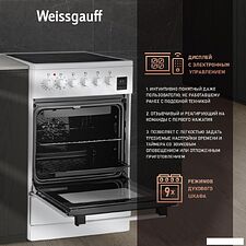 Кухонная плита Weissgauff WES E2V16 WE