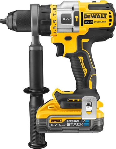 Ударная дрель-шуруповерт DeWalt DCD999H2T (с 2-мя АКБ 5 Ач, кейс)