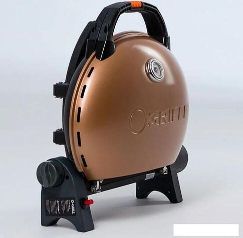 Портативный газовый гриль O-grill 500MT (золотистый)