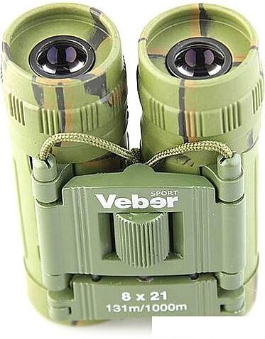 Бинокль Veber БН 8x21 Sport камуфляж