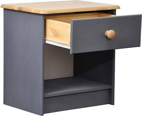 Тумба Диприз Хаба Д 1411.2 (серый воск/антик)