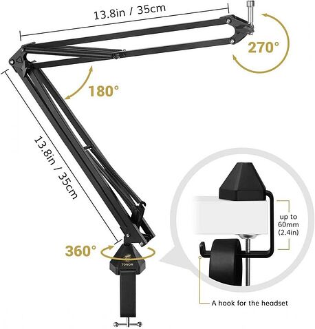 Проводной микрофон Tonor TC-2030