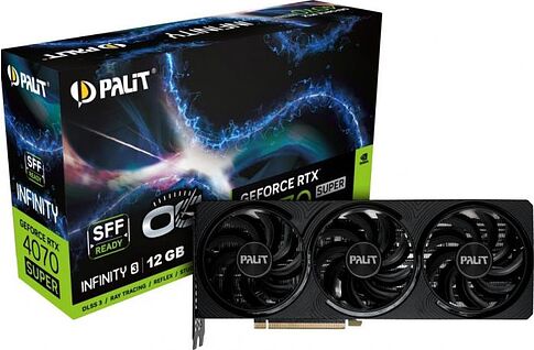 Видеокарта Palit GeForce RTX 4070 Super Infinity 3 OC NED407ST19K9-1043S
