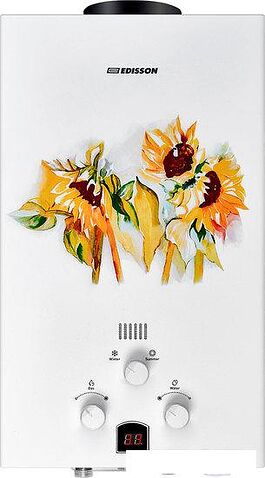 Газовая колонка Edisson E 20 GD (подсолнухи) Газовая колонка Edisson E 20 GD (подсолнухи)