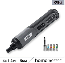 Электроотвертка Deli DC160 (с АКБ)