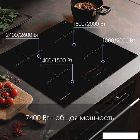 Варочная панель Zigmund & Shtain CI 60.6 B