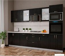 Готовая кухня Интерлиния Мила Крафт 3.0 (дуб английский)