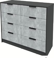 Комод Интерлиния Концепт КТ-К117 (бетон/антрацит)