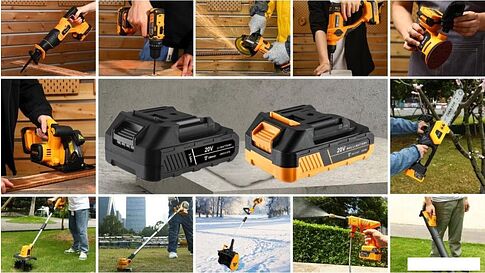 Сабельная пила Deko DKRS20 085-1129 (с 2-мя АКБ)