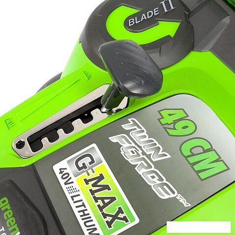 Колёсная газонокосилка Greenworks G40LM49DBK4 (с 1-м АКБ 4 Ah)