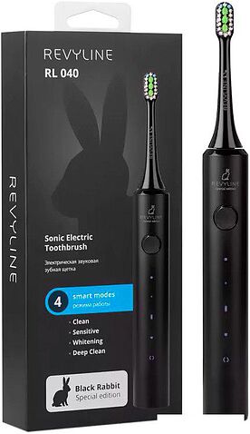Электрическая зубная щетка Revyline RL 040 Black Rabbit Special Edition (черный)