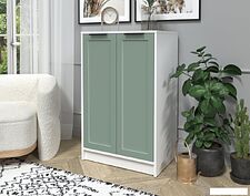 Тумба Интерлиния Концепт Тренд КТ-Т64 (белый платинум/мята)