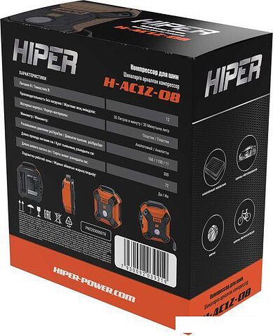 Автомобильный компрессор Hiper H-AC12-08