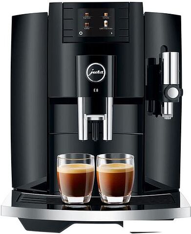 Эспрессо кофемашина JURA E8 Piano Black 15355