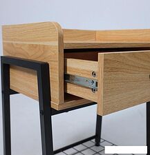 Тумба AksHome Lester (дуб сонома/черный)