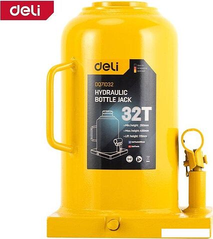 Бутылочный домкрат Deli DQ71032 32т