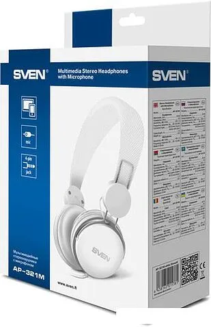Наушники с микрофоном SVEN AP-321M