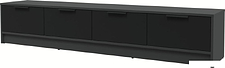 Тумба Интерлиния ТВ Концепт КТ-ТВ4-35 (черный/антрацит)