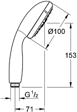 Душевая лейка Grohe New Tempesta 100 28578002