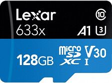 Карта памяти Lexar 633x microSDXC LSDMI128BB633A 128GB (с адаптером) Карта памяти Lexar 633x microSDXC LSDMI128BB633A 128GB (с адаптером)