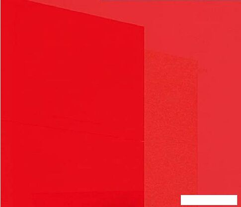 Готовая кухня Интерлиния Мила Gloss 1.68x3.4 правая (красный-черный)