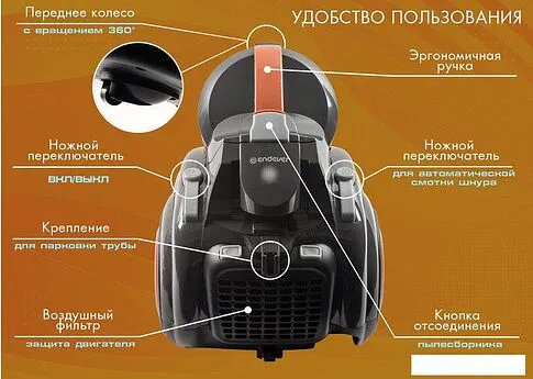 Пылесос Endever SkyClean VC-650