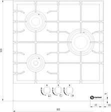 Варочная панель Schtoff H4501C15IS White Варочная панель Schtoff H4501C15IS White