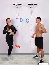 Турник Absolute Champion Оптимист АЧ 10045 (тарзанка, лестница, кольца, черный, черные ручки)
