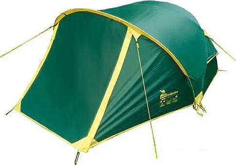 Треккинговая палатка TRAMP Colibri Plus 2 V2 (зеленый)