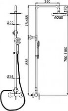 Душевая система  G.Lauf EZA16-A090