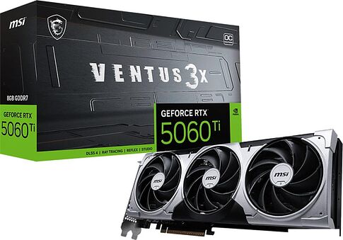 Видеокарта MSI GeForce RTX 5060 Ti 8G Ventus 3X OC