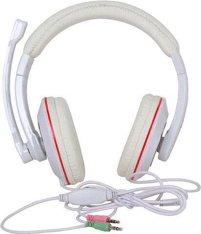 Наушники с микрофоном Gembird MHS-780 (белый)